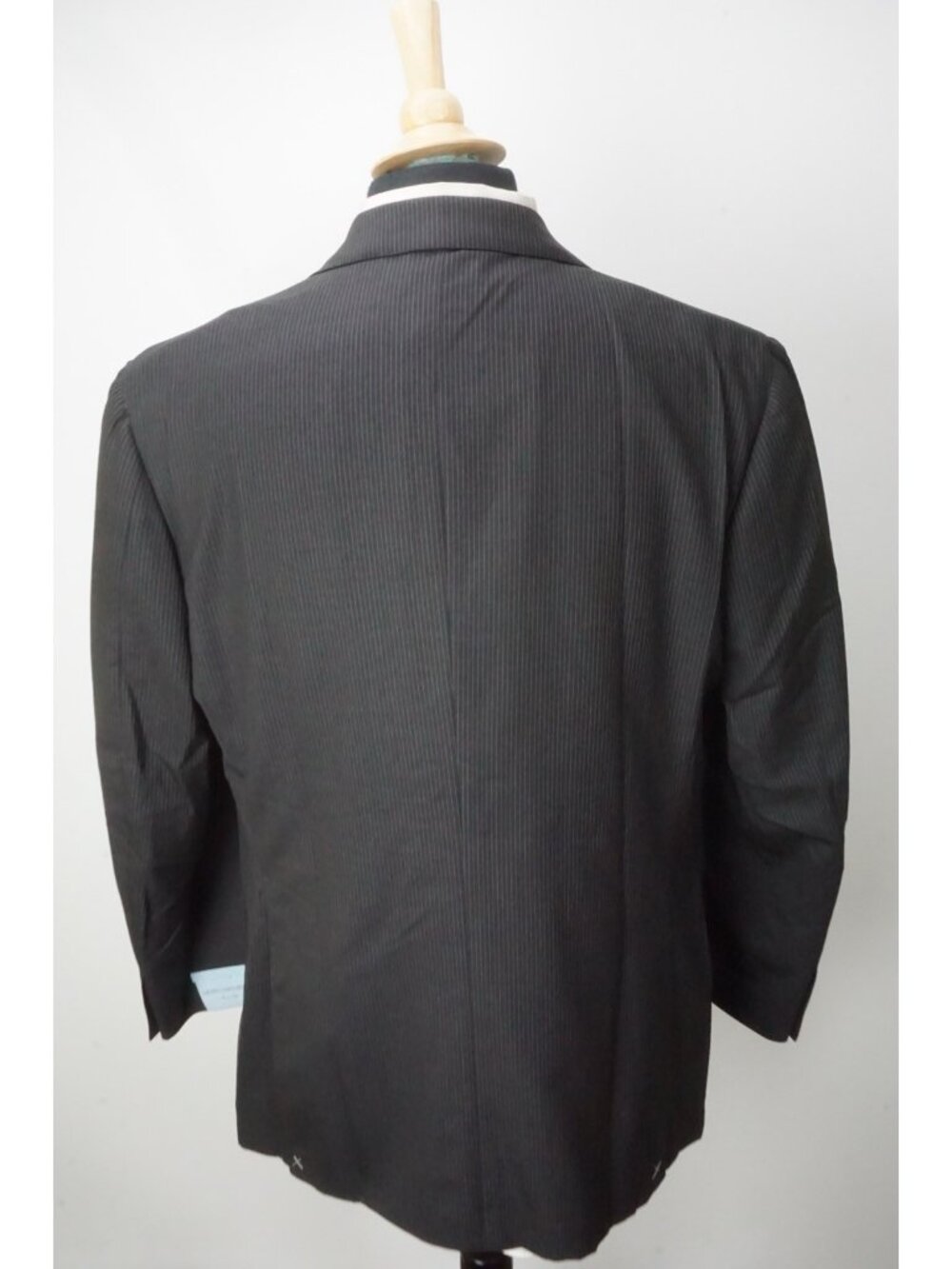 Gruppo Sartorial Charcoal Stripe Loro Piana S130s 2Pc Suit Jacket Pant 44R New - Picture 6 of 11